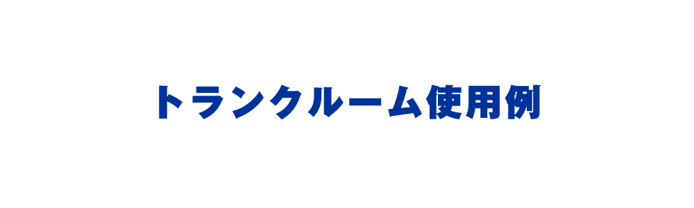 トランクルーム使用例